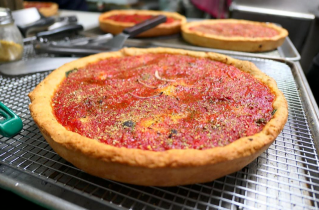 Doughbox LA Chicago style deep dish pizza